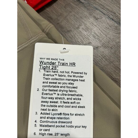 Lululemon Wunder train HR Thigh 25” Sz 0 - Picture 2 of 3